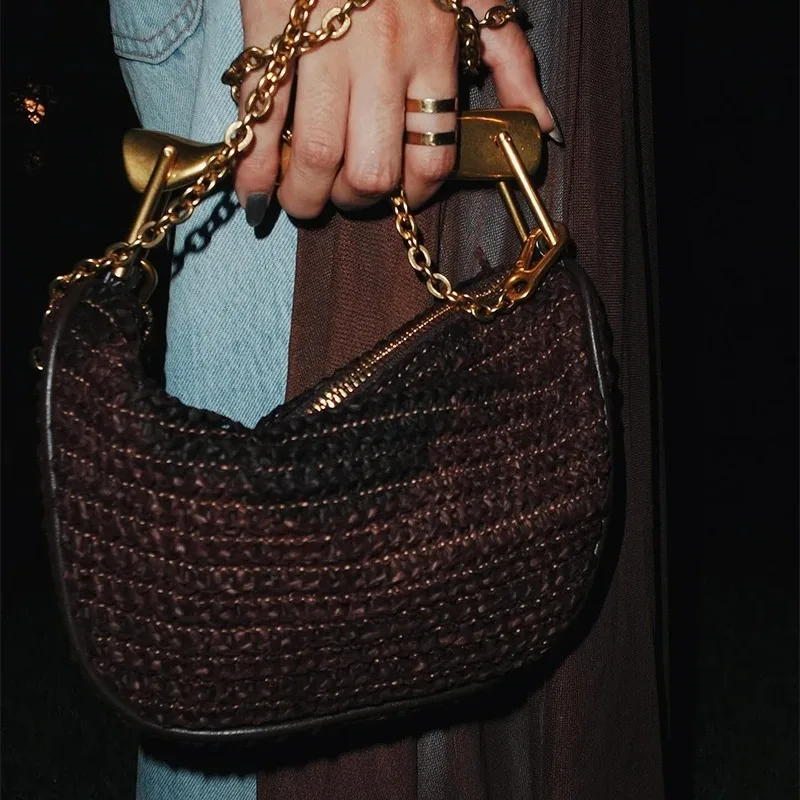 brown satchel handbag