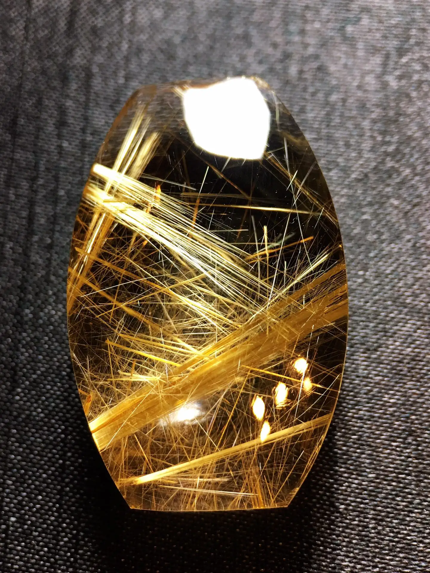 

Natural Gold Rutilated Quartz Pendant Barrel Rutilated Quartz Jewelry 36*23*13mm Women Men Healing Wealty Stone Cat Eye AAAAAA