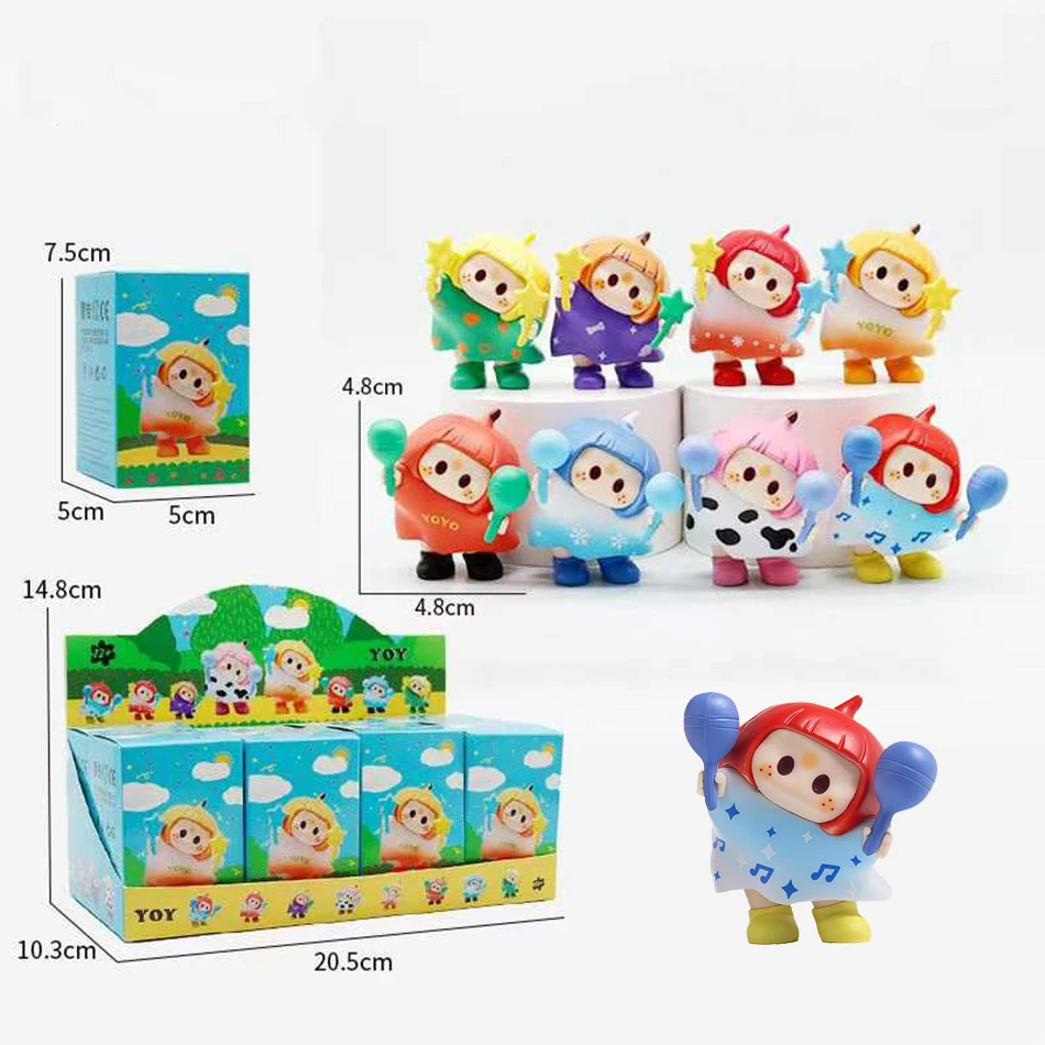 

Work partner Right Sauce Crooked Head Series Iconbox Blind Box - Trendy Handmade Doll Cute Decoration & Fun Festival Gift