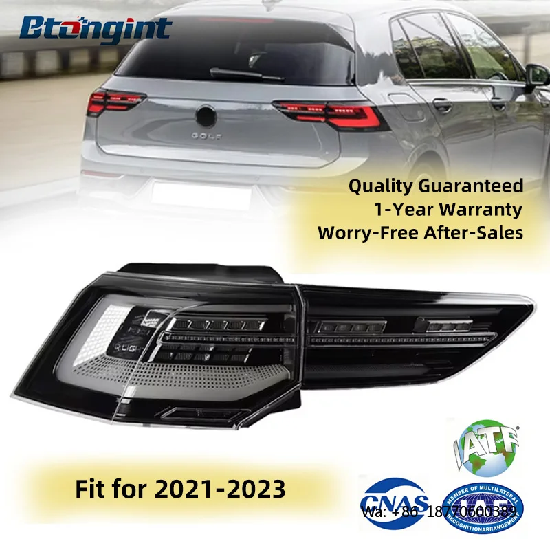 Rear Tail Lights Automatic Lighting System Suitable for 21-23 Model High 8 Golf 8 Car Styling Modification Tail Lights