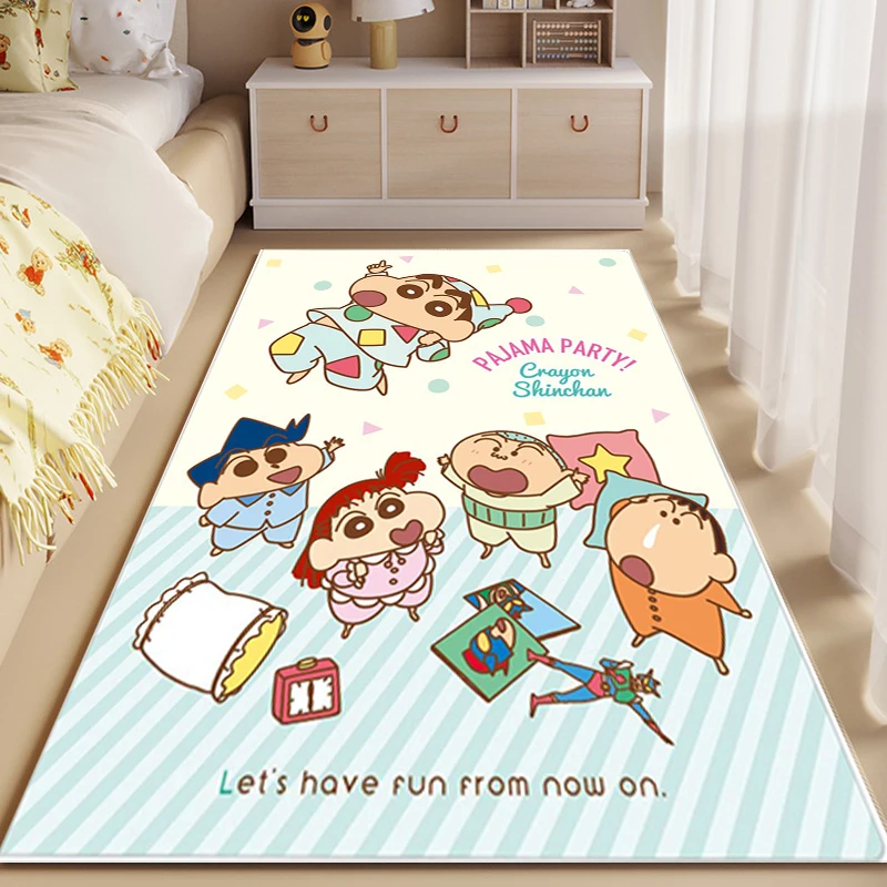 

MISION Crayon Shin-chan cute cartoon anime bedside carpet catwalk carpet door mat thick carpet floor mat living room / bedroom