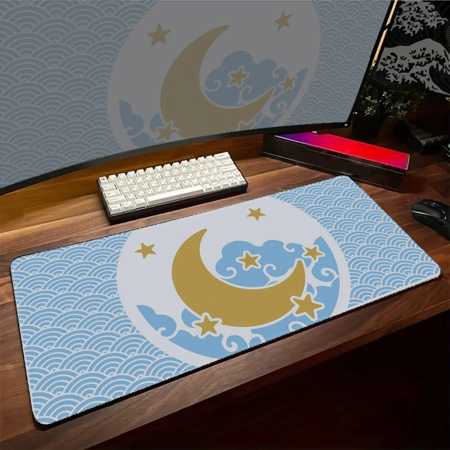 

Mouse Pad Kawaii Moon High Quality Big Xxl Kawaii Gaming Big Rubber Desk Mats Gamer Keyboard Accessories Setup Mousepad