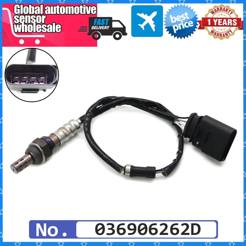 Car 036906262D Lambda O2 Oxygen Sensor For Seat Altea Cordoba Ibiza Volkswagen Golf Polo Stufenheck Skoda Fabia Roomster