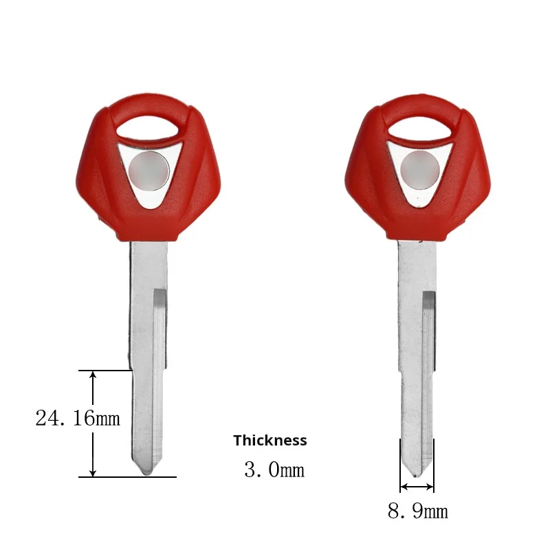 Clé de moto Yamaha, embryon de clé de moto, puce antivol peut être placée, adaptée pour Yamaha R1, R3, R25, R6
