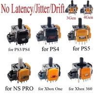 1-2PCS For PS3/PS4/PS5/Switch PRO/XBOX one/360 Joysticks Hall effect rocker Latest: No Latency No Jitter No Drift Covered Circle