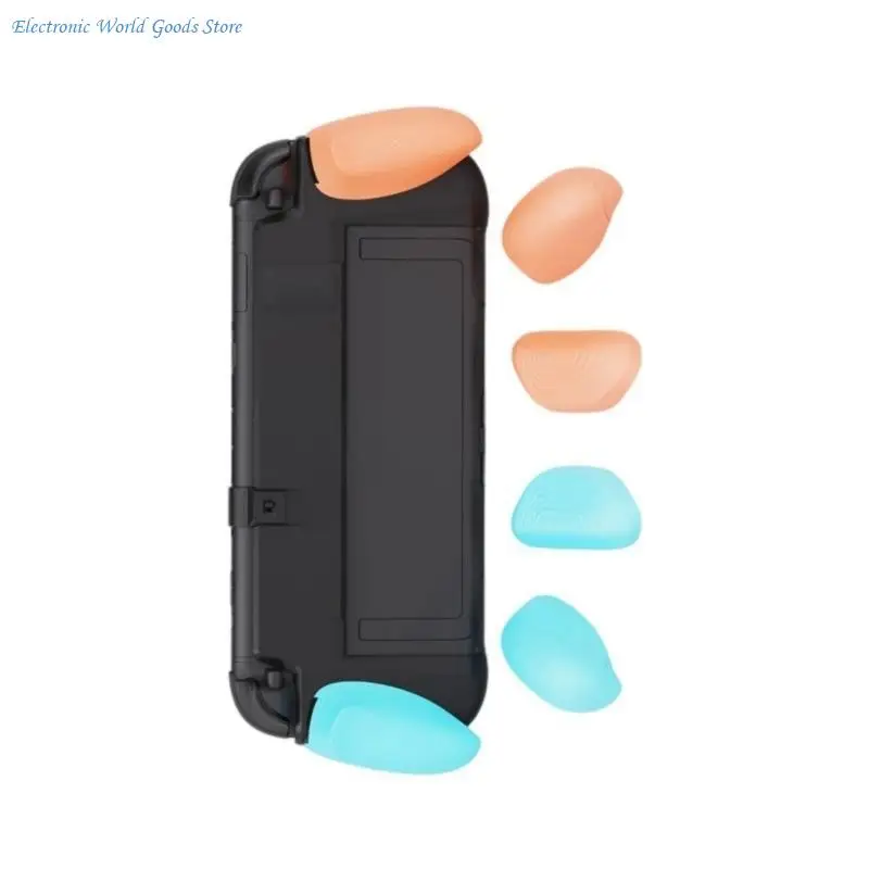A3PD Interchangeable Handheld Grip Case for NS2 Game Console Hard Protective Shell 3 Pair Handle Cover Design