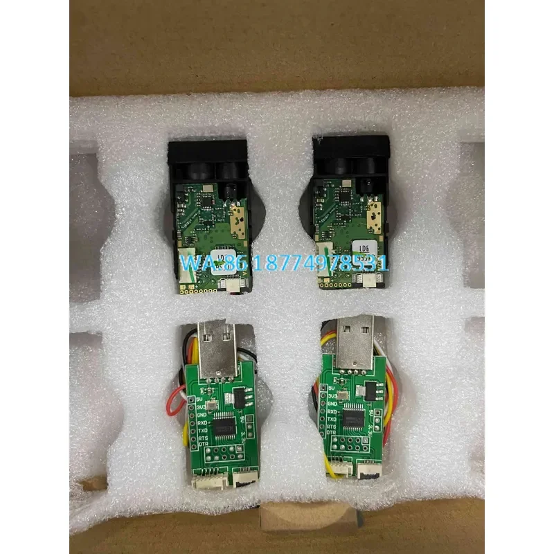 Wmwmnu for Phase Method High Precision Rangefinder Uart USB Serial Port Infrared 40 Meters Distance Module Modbus