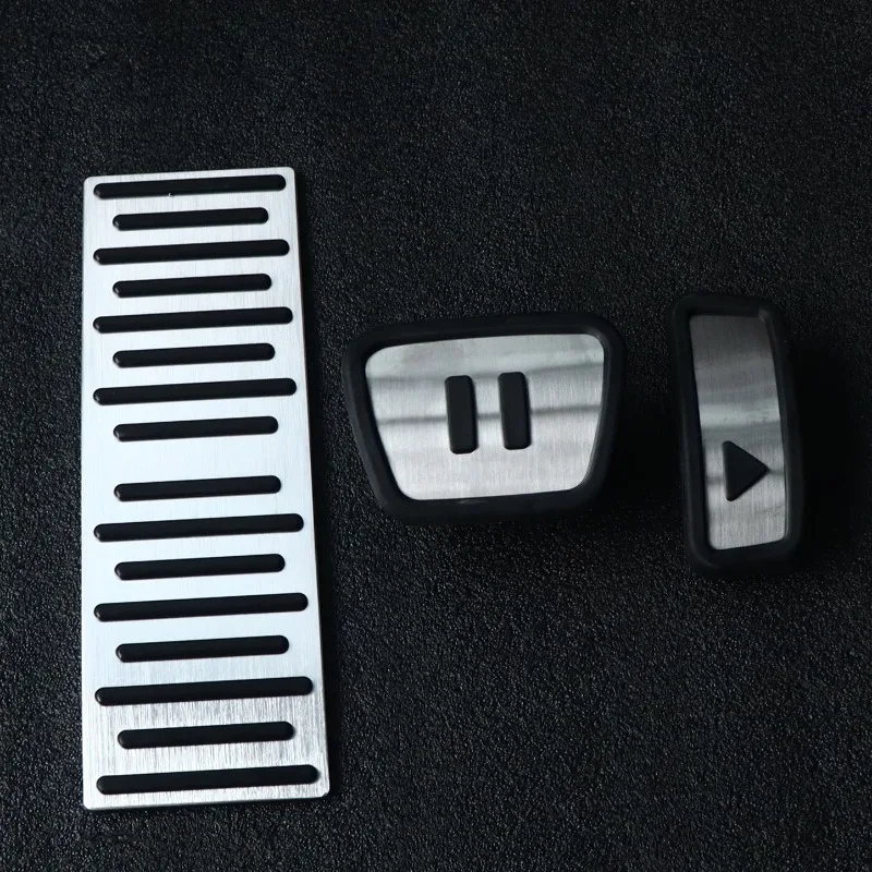 For Volkswagen ID.AURA T6 Specially modified anti slip metal brake accelerator pedal wear-resistant rubber
