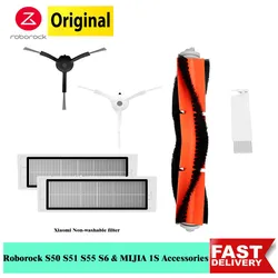 Accessori originali Xiaomi Roborock filtro Mop panno spazzola laterale spazzola principale per Mi 1/1S muslimate/muslimah S50 S51 S55 S6 S5max