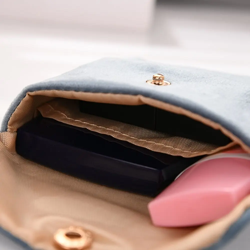 

Jewelry Organizer Key Bag Make Up Bag Storage Case Velvet Coin Purse Sanitary Napkin Bag Earbuds Earphone Holder Lipstick Pouch
