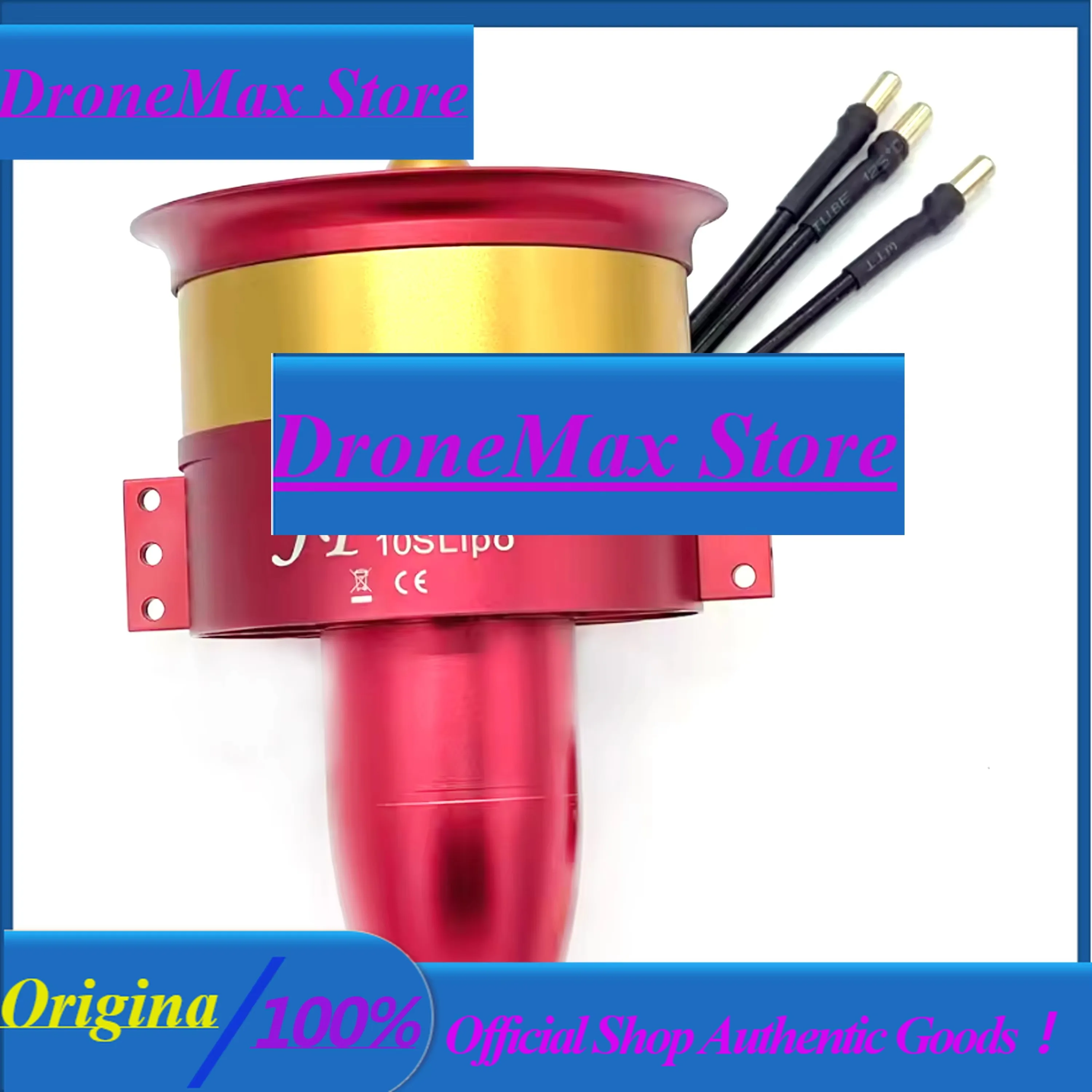DroMaSsEDF Full Metal Ducted Fan JP 90mm EDF 6S 8S 10S 12S Lipo For RC Multirotor Helicopter Quadcopter Multiaxis Drone Fixed-wi