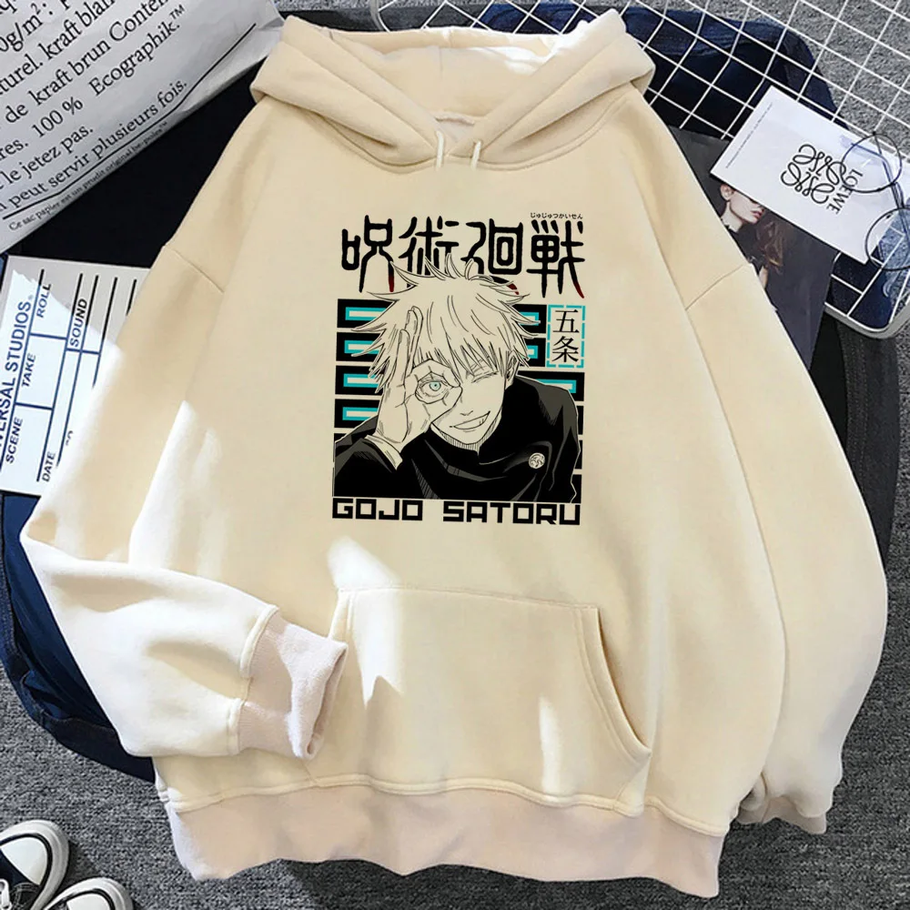 

Satoru Gojo hoodie Japanese graphic patterned anime girl pullover hoddie streetwear casual wear comic soft fabric