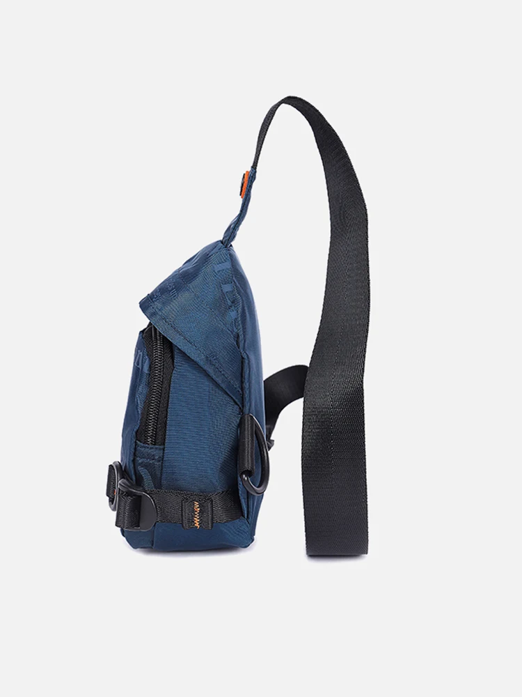Volunteer Chest Bags for Men 2023 New Solid Fashion Commuter Business Nylon Casual Mobile Phone Travel Crossbody Bags1518-42A