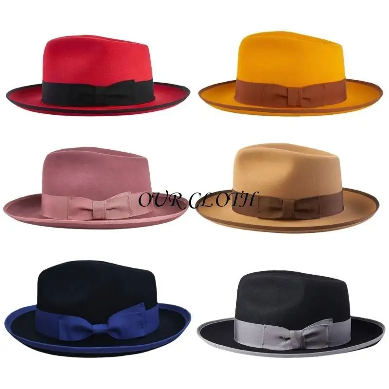 Unique Trimmed Edges Hat Butterfly Knot Accessory Outdoor Sun Hat Daily Wear Y1AC