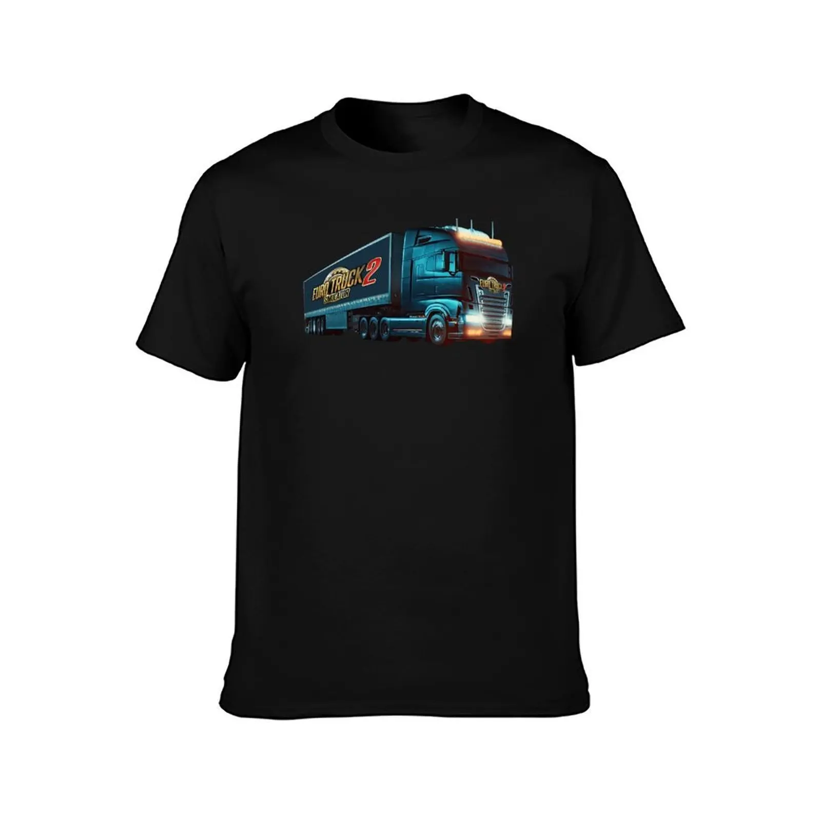 Euro Truck Simulator 2 - Huge Truck on Move T-Shirt Lightweight Hiking T-Shirt
