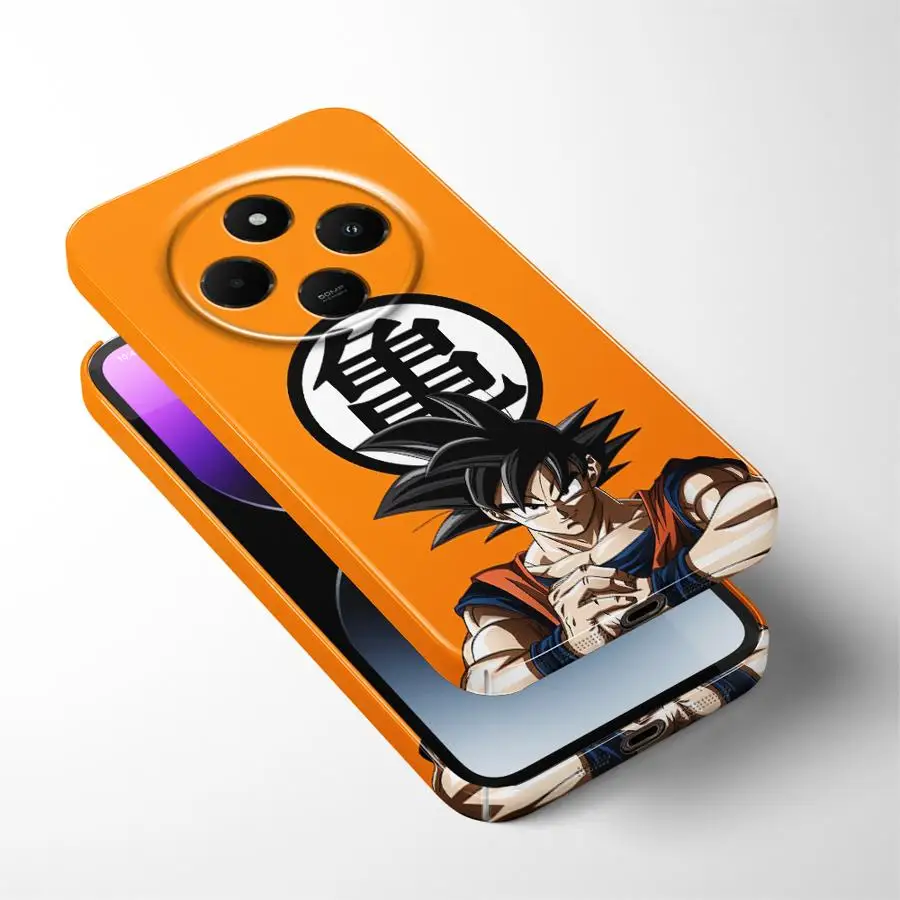 حافظة لهاتف Xiaomi Redmi Note 9 11 12 9T 10S 13 Pro Plus 9S 10 12S 14 غطاء هاتف صلب Dragon Ball Z Goku Style