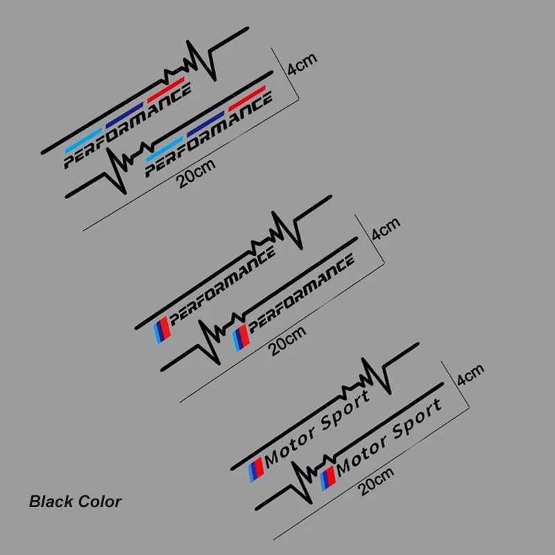 2Pcs Car Body Decals Stickers Vinyl For BMW E28 E30 F30 E36 E39 E46 E60 E61 F10 E90 G20 X1 X3 X5 X6 X7