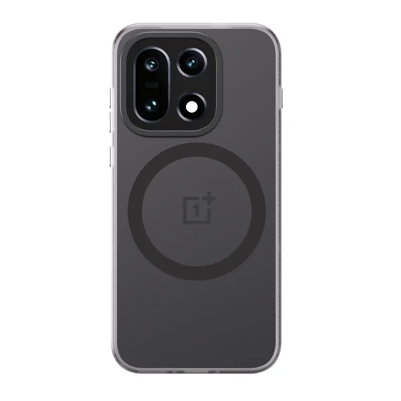 

Matte Translucent Strong Magnetic Ring Case For OnePlus 15 Frosted Anti-Fingerprint Plastic TPU PC Armor Back Cover Shell