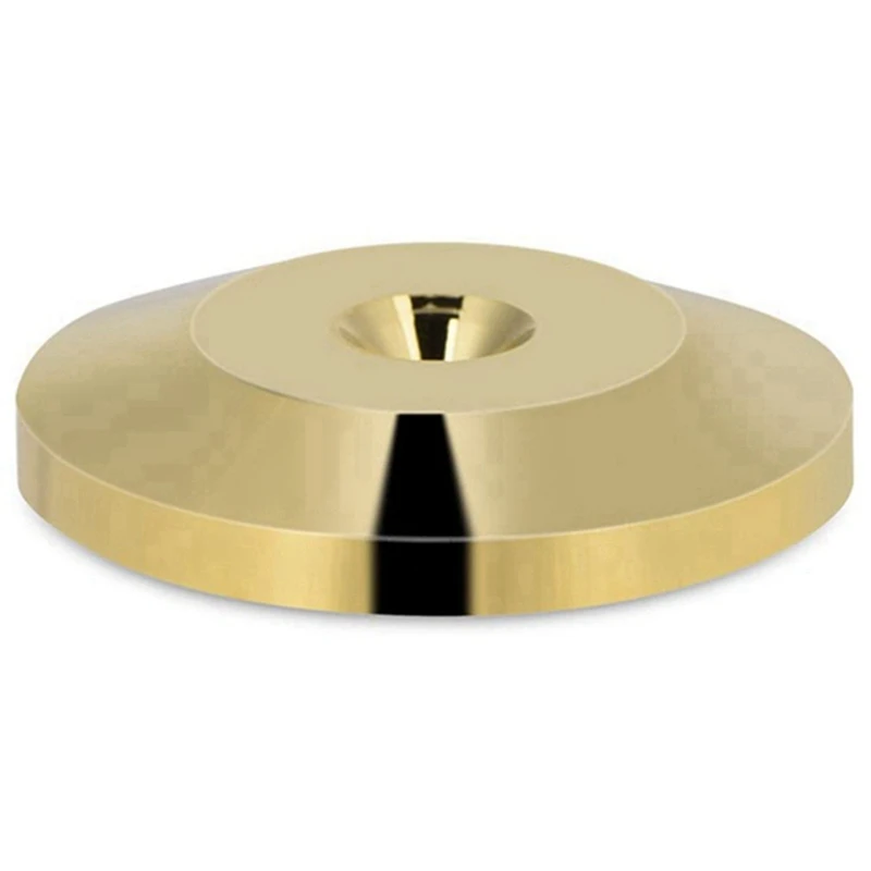 

T85C-40 Pcs Speaker Pure Copper Spikes Pads Hifi Speaker Box Isolation Floor Stand Feet Cone Base Shoes Pad (Gold)
