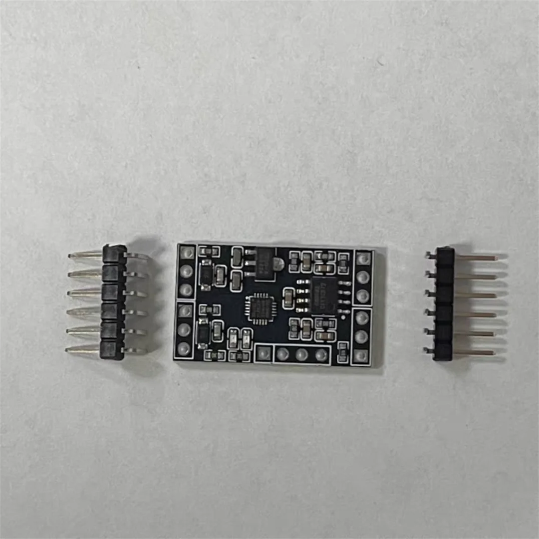 Model aircraft receiver outputs PWM signal to 0-5V analog voltage signal, with two high-speed stable voltage modules
