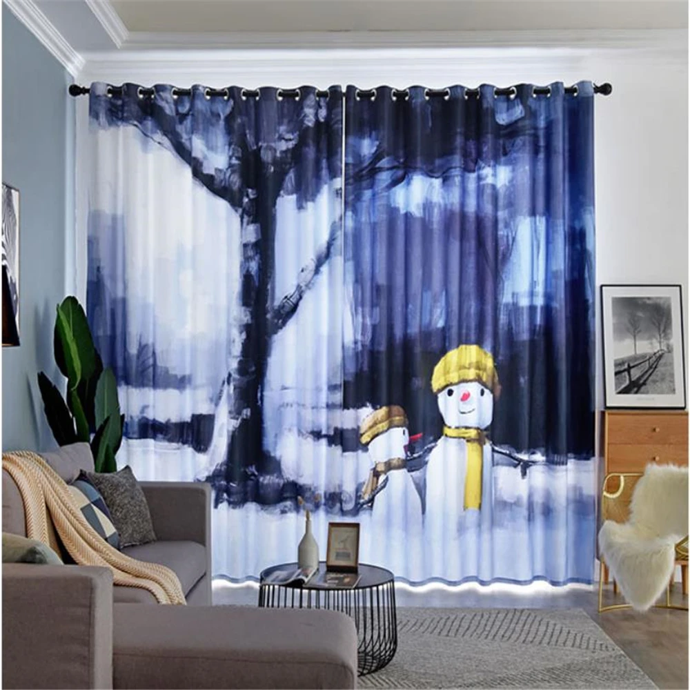 Customized curtains children's room boy girl bedroom cute cartoon curtains Drapes Cortinas