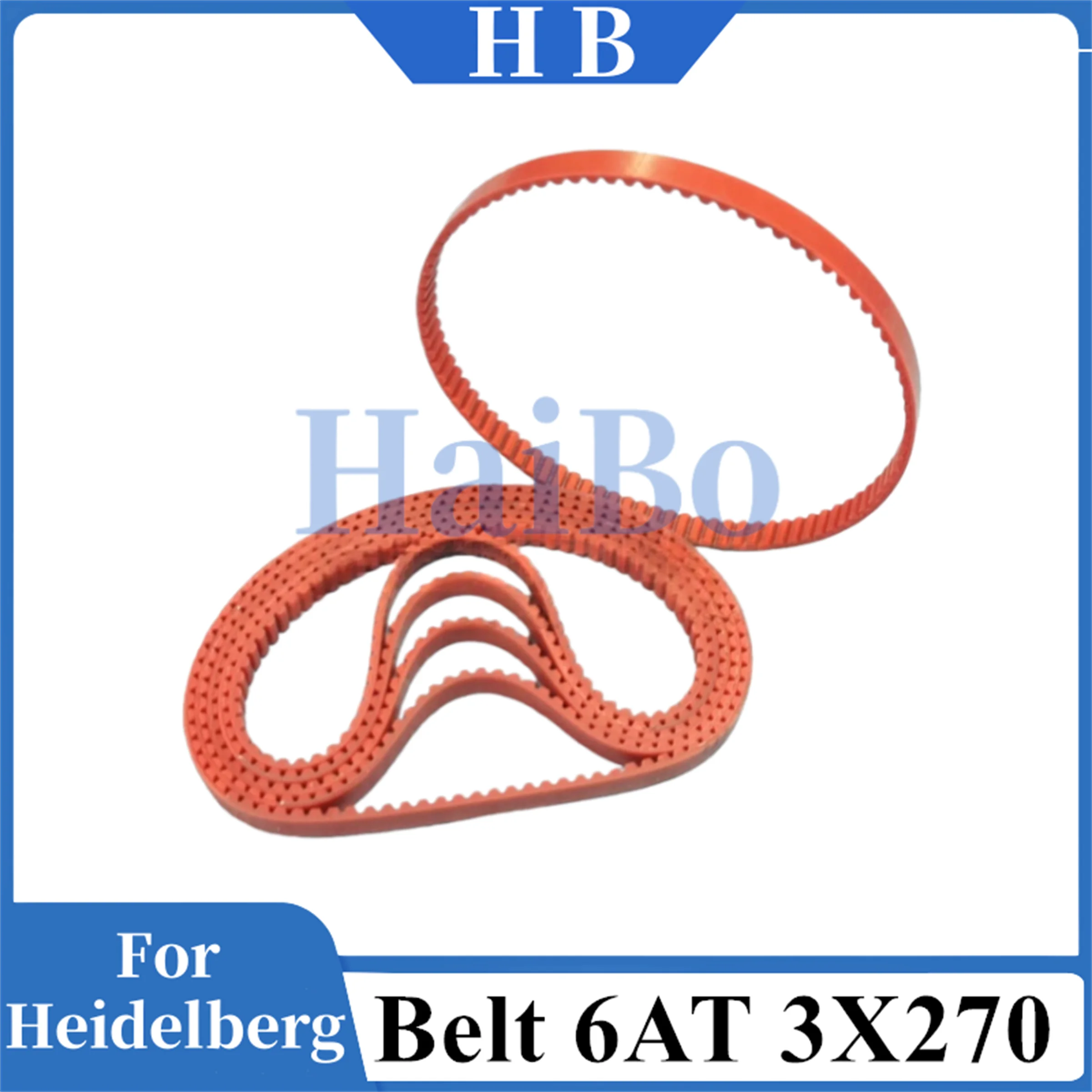 HaiBo Best Quality 00.580.6807 Toothed Belt for Heidelberg SM74 PM74 CD74 Offset Printing Machinery Accessories Pully Lay Belt