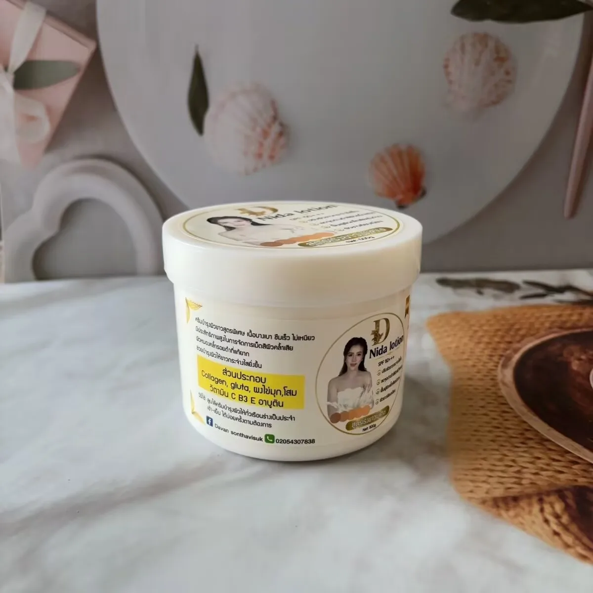 Kemist Thai Original Whitening Body Lotion500g - Brightening & Hydrating with Authentic Thai Herbal Formula