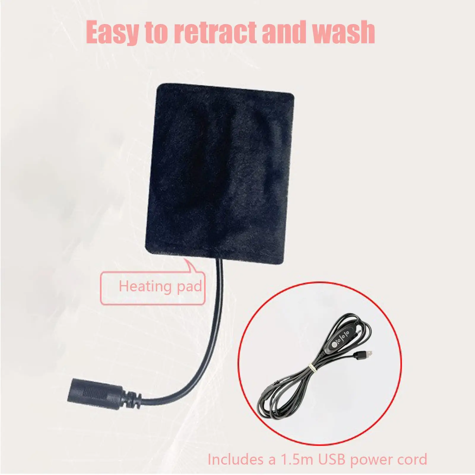 قفازات تزلج USB ساخنة، تصميم شاشة لمس مضاد للانزلاق مع 3 مستويات حرارية لركوب الدراجات النارية ورياضات الثلوج الشتوية #4