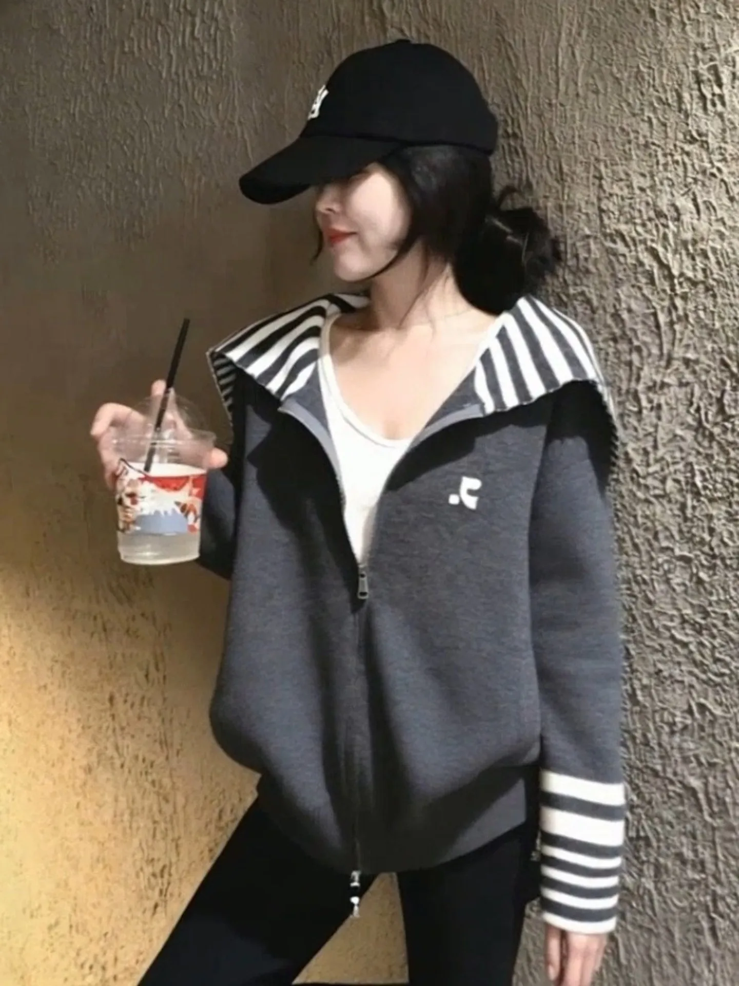 

Stunning Unique ort Korean Sle Sweater Cardigan Winter Faion Inner Wear Top Beautiful Luxury Casual Loose Fit Knitted