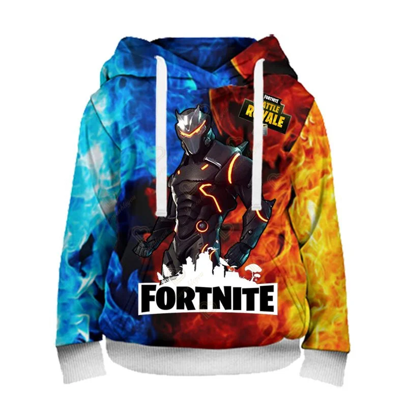 Fortnite البلوز الاطفال Victory Royale ثلاثية الأبعاد أغطية رأس مطبوعة الرجال النساء الأطفال لعبة مقنعين الشارع الشهير البلوز لهدايا عيد الميلاد