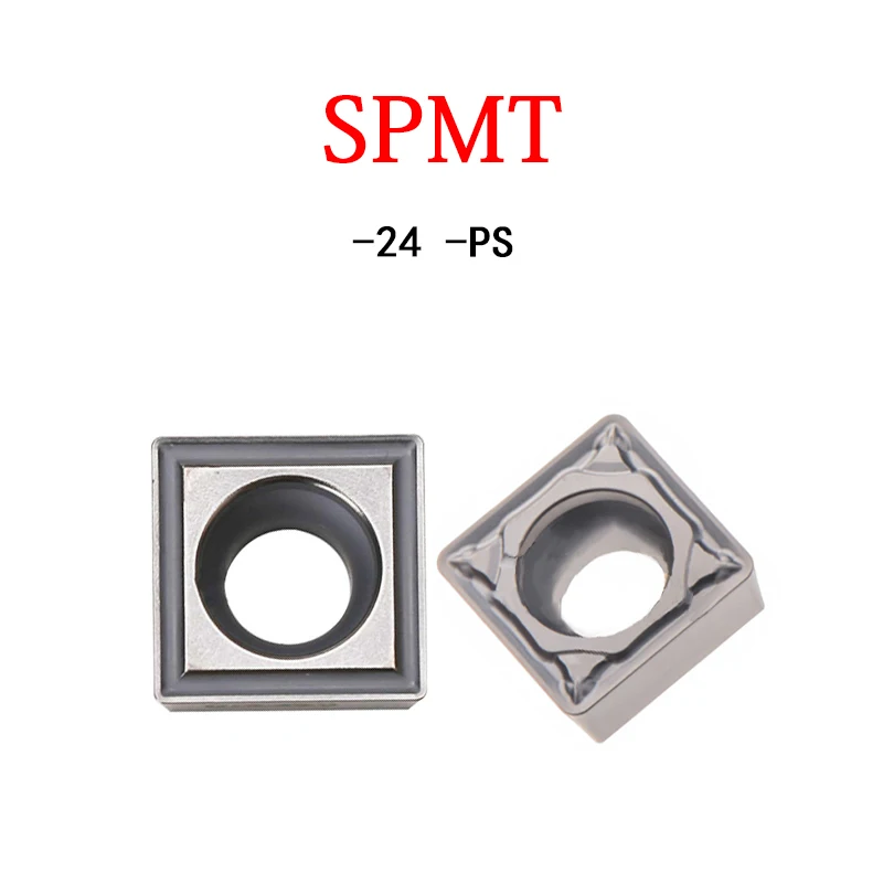 

SPMT090308 SPMT090304 SPMT SPMT09 24 PS NS9530 / T9125 Steel Parts CNC Lathe Turning Machine Cutting Original Carbide Inserts