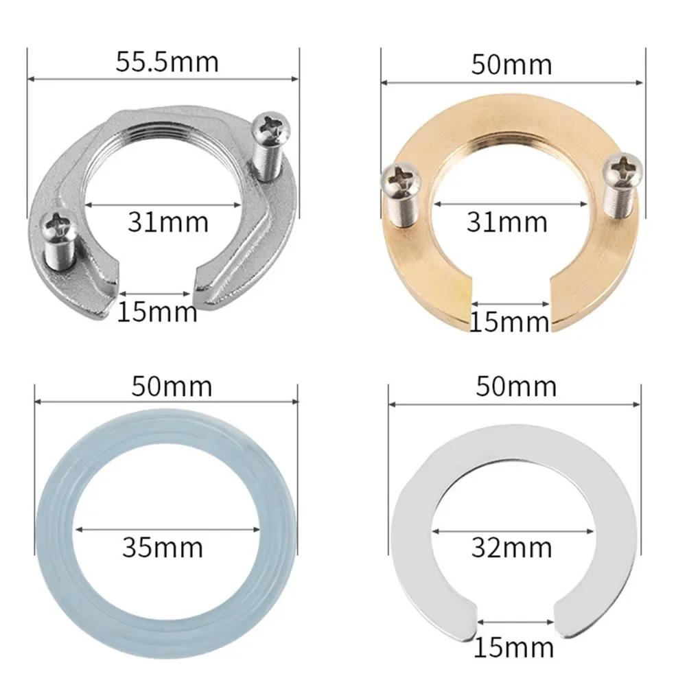 

1PC Faucet fixing accessories Internal diameter: 32 mm Mainly used to fix the faucet kitchen accessories