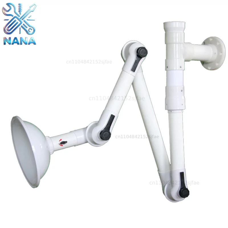 Laboratory Universal Exhaust Hood Suspension Type Rotating Suction Hood Professional Wall Mounted Collection Exhaust Hoods