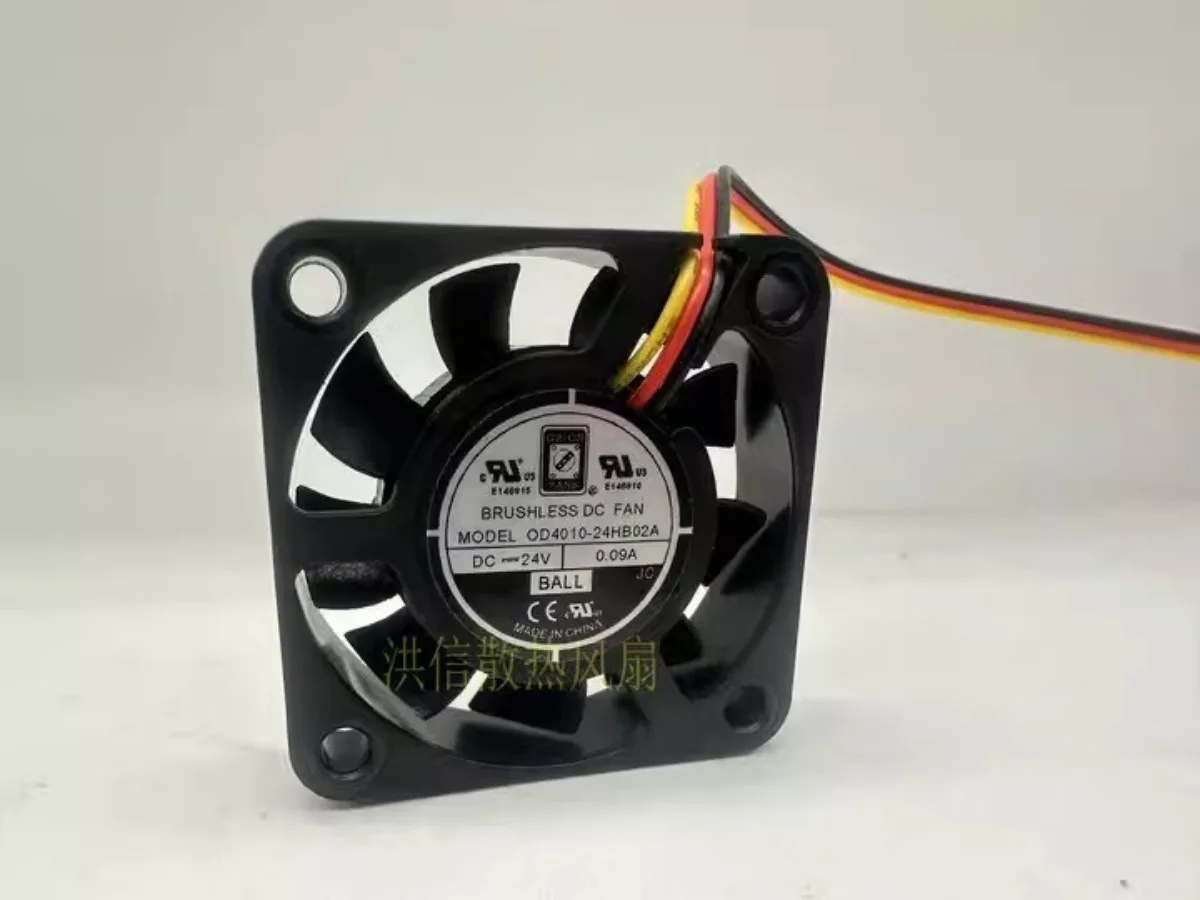 

For 1POD4010-24HB02A DC24V 0.09A 4010 3-Wire Silent Cooling Fan