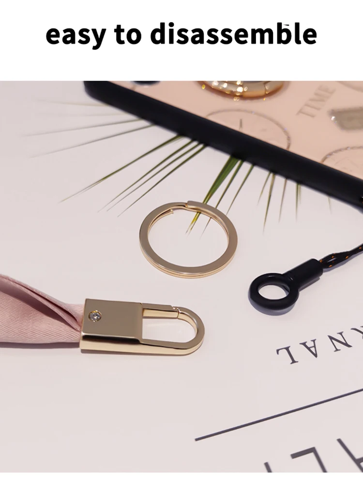 Phone Lanyard Neck Cord Universal Mobile Phone Case Accessories Detachable Keychain Rope Chain Work Card U Disk Women Lanyard