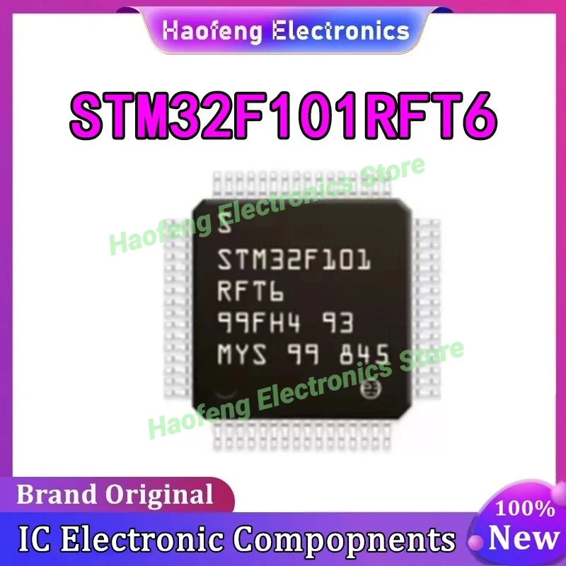 

STM32F101RFT6 LQFP-64 32-битный однокристальный микроконтроллер ARM на складе
