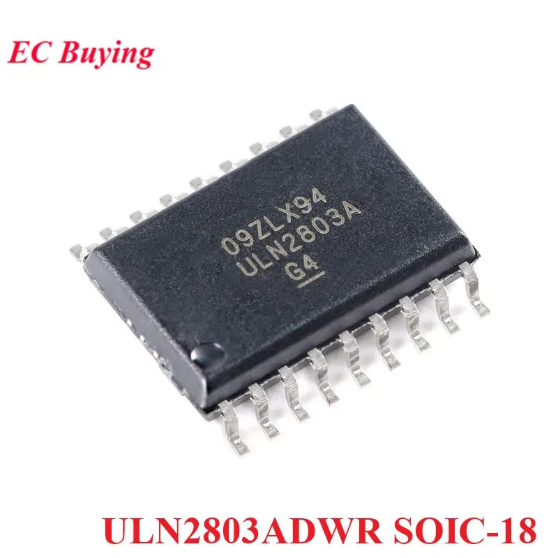 5 قطعة/1 قطعة ULN2803ADWR ULN2803 ULN2803A 2803A SOIC-18 8-قناة دارلينجتون الترانزستور صفيف رقاقة IC تحكم جديد الأصلي