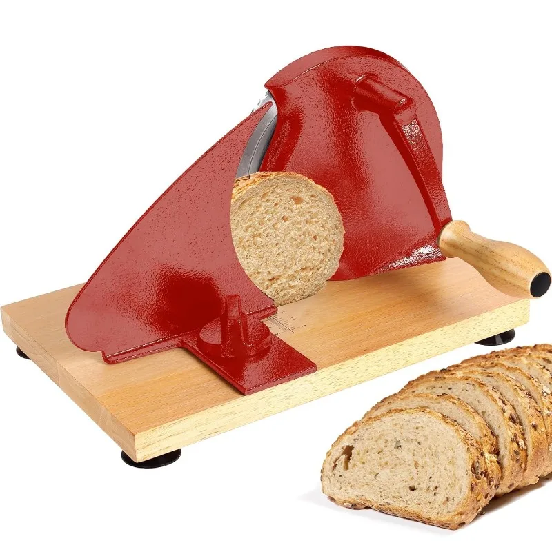 Household Bread Machine, Handmade Bread Machine Modern Minimalist Round, Black Red