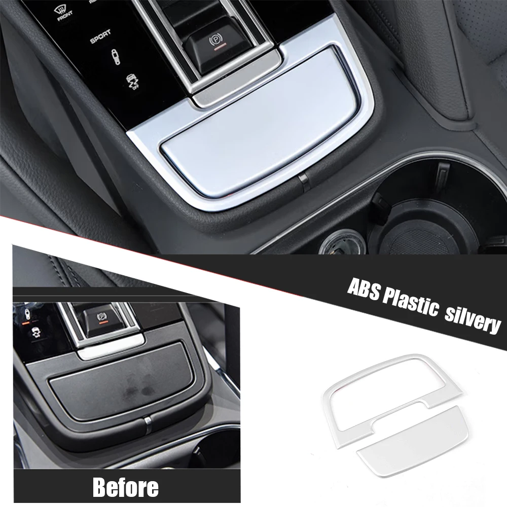 Car glass Lift Headlamps Adjustment door Bowl gear shift knob Air outlet decor Cover For Porsche Cayenne 2018-2022 Accessories