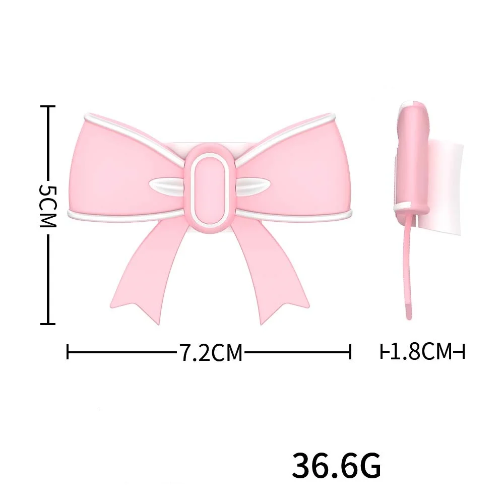 

Silicone Earphone Bow Charms Earphone Decorations for Tonies Toniebox 2 Earphone Anti-Loss Cute Clips & Case Accessories