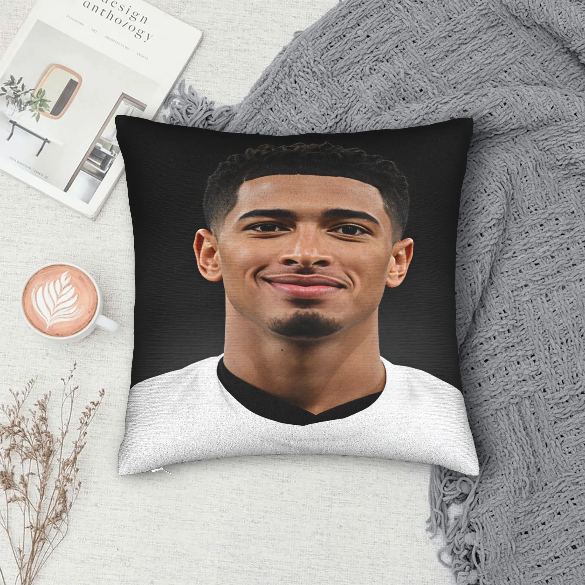 Bellinghams England Football Pillow Cover  Kawaii Pillow Case For Sofa Car Home Decor Soft Pillowcases Gift