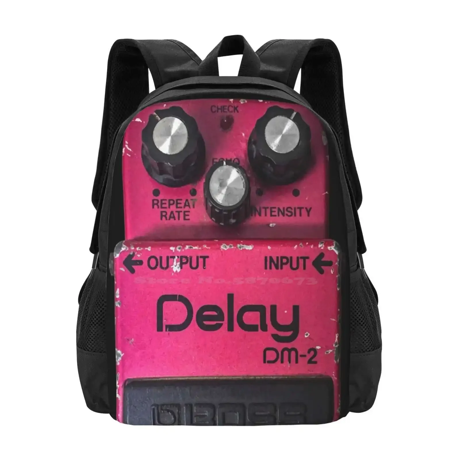 

Boss Dm-2 педаль для гитары с задержкой винтажный аналоговый гранж 3d принт дизайн рюкзак студенческая сумка Stompbox педали аналоговая задержка