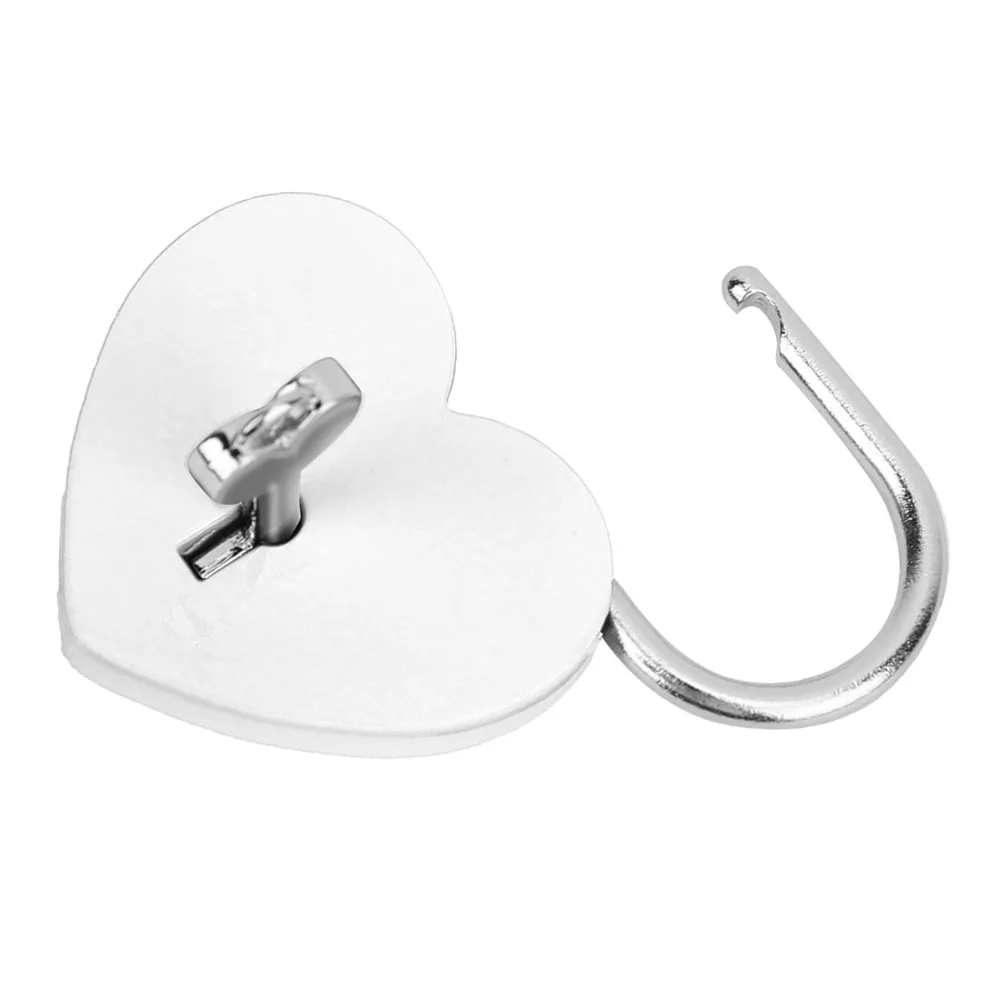 1pcs Decorative Zinc Alloy Material Heart Shaped Padlock With Keys 45x59mm Size Metal Padlock Mini Padlock For Cabinet Lockers