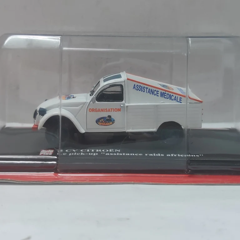 

Diecast 1:43 Scale Auto Plus 2CV Citron Le pick-up Alloy Car Model Collectible Toy Gift Souvenir Display Ornament