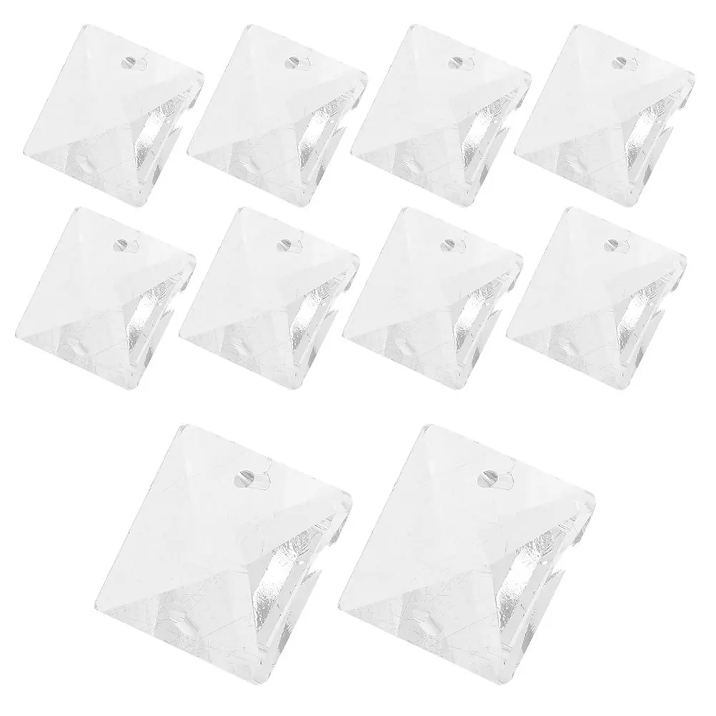 

SHINEOFI 10pcs Modern Acrylic Light Beads for Ceiling Boho Home Decor Mini Crystal Prisms Rhinestones Craft Ornaments