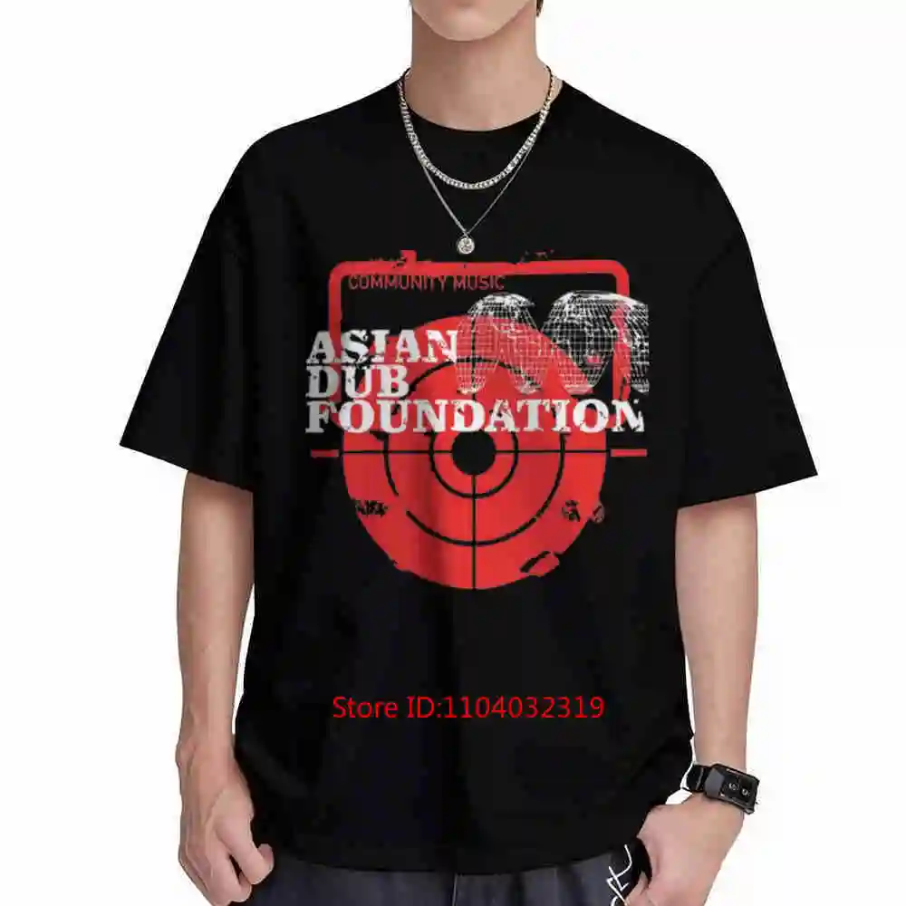 Community Music Asian Dub Foundation Short Sleeve Tee 100% Cotton T-Shirt