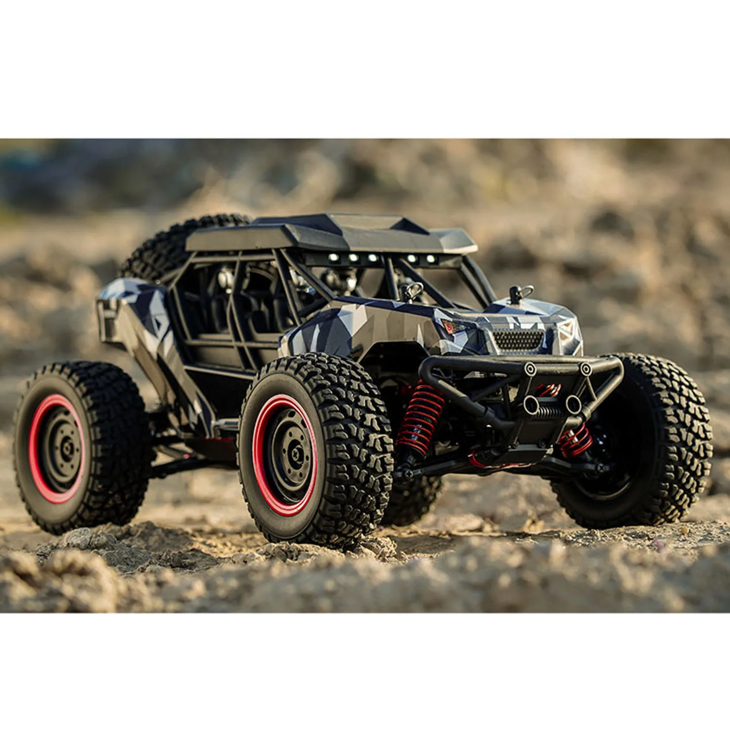

SCY 16106 1/16 Remote Control Off-Road Car AWD RC Electric Desert Truck Light System RC390 Motor 30A ESC Vehicle Model