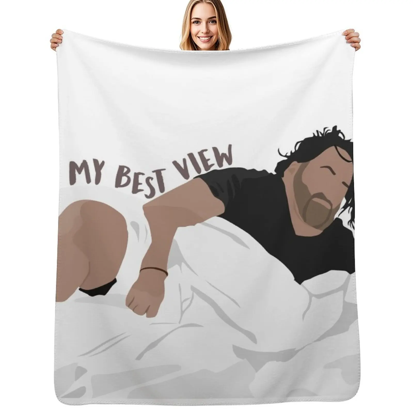 90 Day Fiance | Big Ed | You're My Best View Throw Blanket Luxurious Soft Blanket Holiday Gift for Family