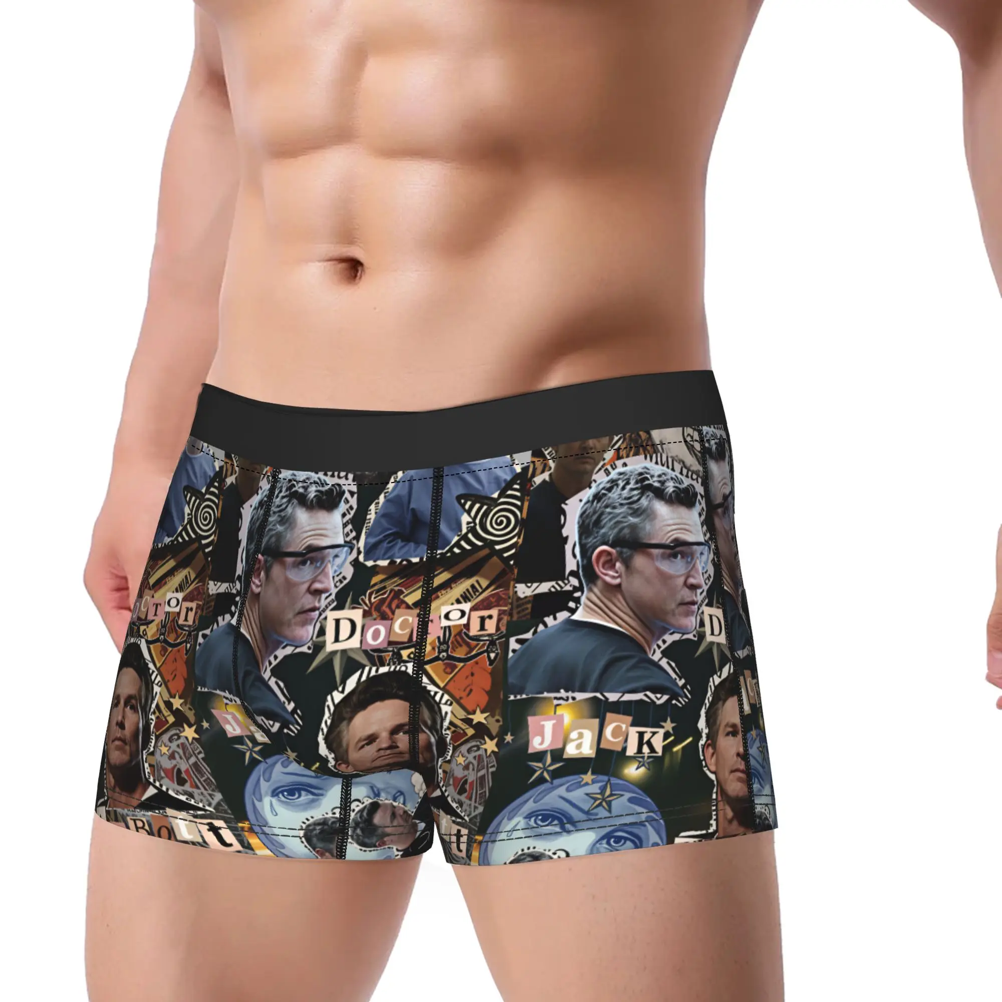 The Pitt Dr. Jack Abbott Boxer Brief  Underwear Trenky Male Comfortable Boxer Shorts Custom DIY Large Size Underpants