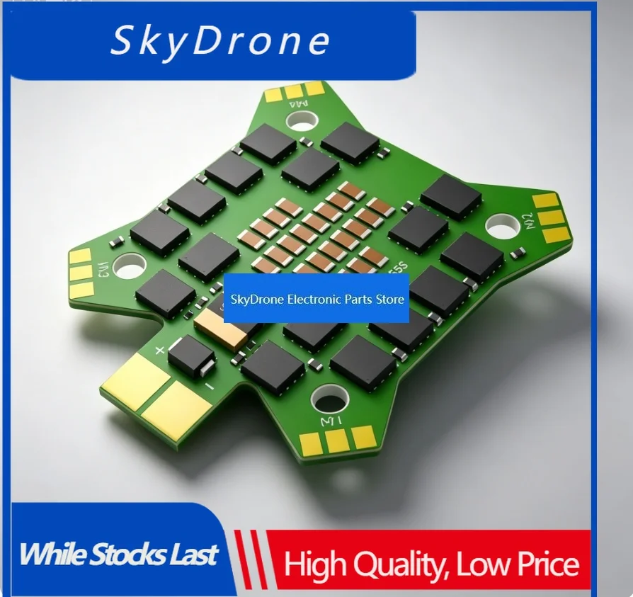 SkyDElIFlight BLITZ E55S 4-in-1 ESC 55A 2-6S 30.5×30.5mm Mounting Holes BLHeli_S Bluejay Brushless Speed Controller For FPV Raci